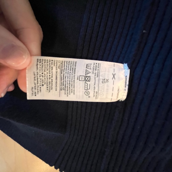 Gap Navy Open Front Cardigan - Picture 6 of 6